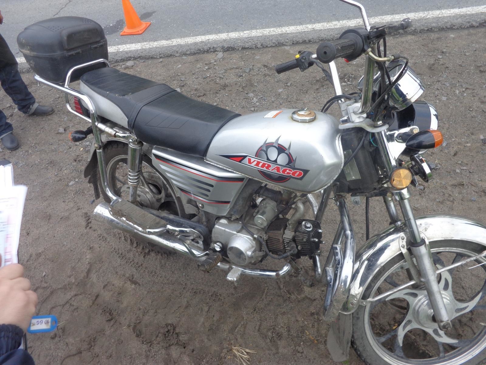 В ДТП мотоцикла с автомобилем в Приморском района пострадал велосипедист